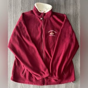 Red Monterey Bay Zip-Up Sweater - XL